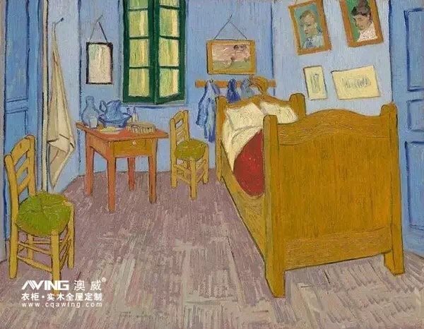 澳威全屋定制：梵高的畫《Bedroom in Arles 》